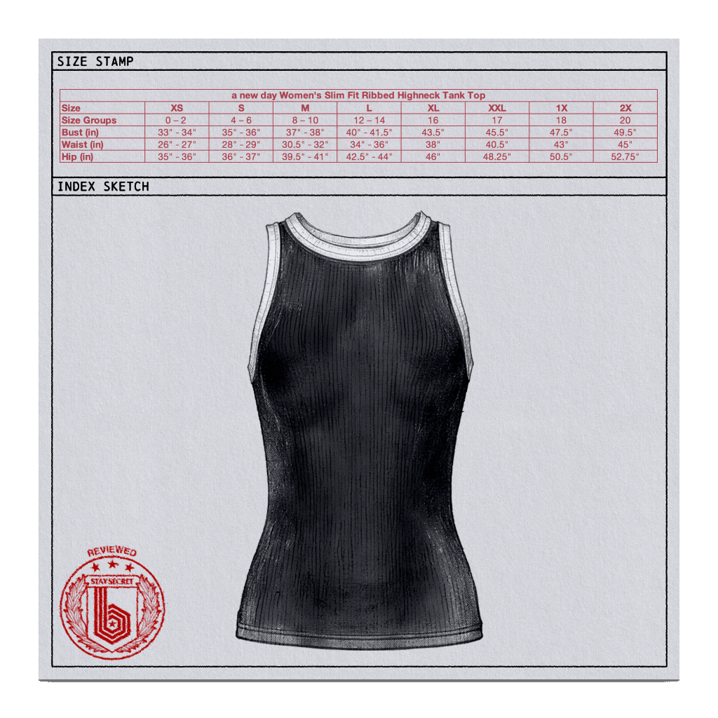 WOMEN'S SLEEVELESS VARIANT // 02 [BLACK]