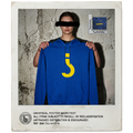 ARCHIVE HOODED KNITWEAR // 01 [BLUE/YELLOW]