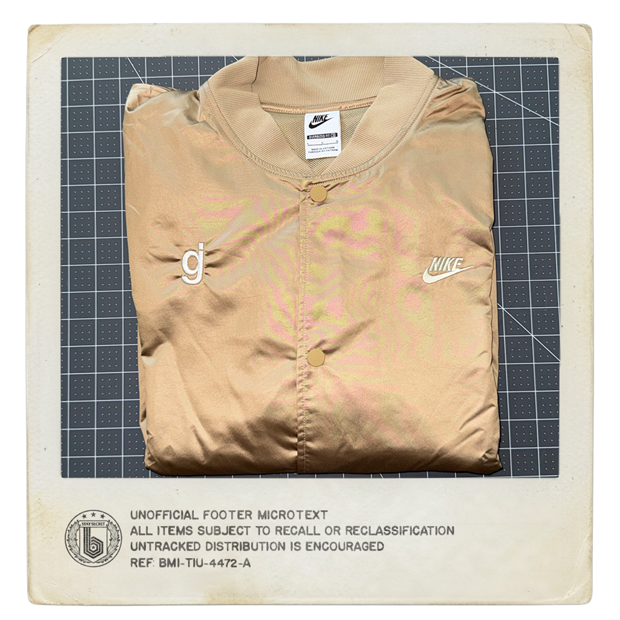 SURVEILLANCE UNIT JACKET // 01 [GOLD/WHITE]