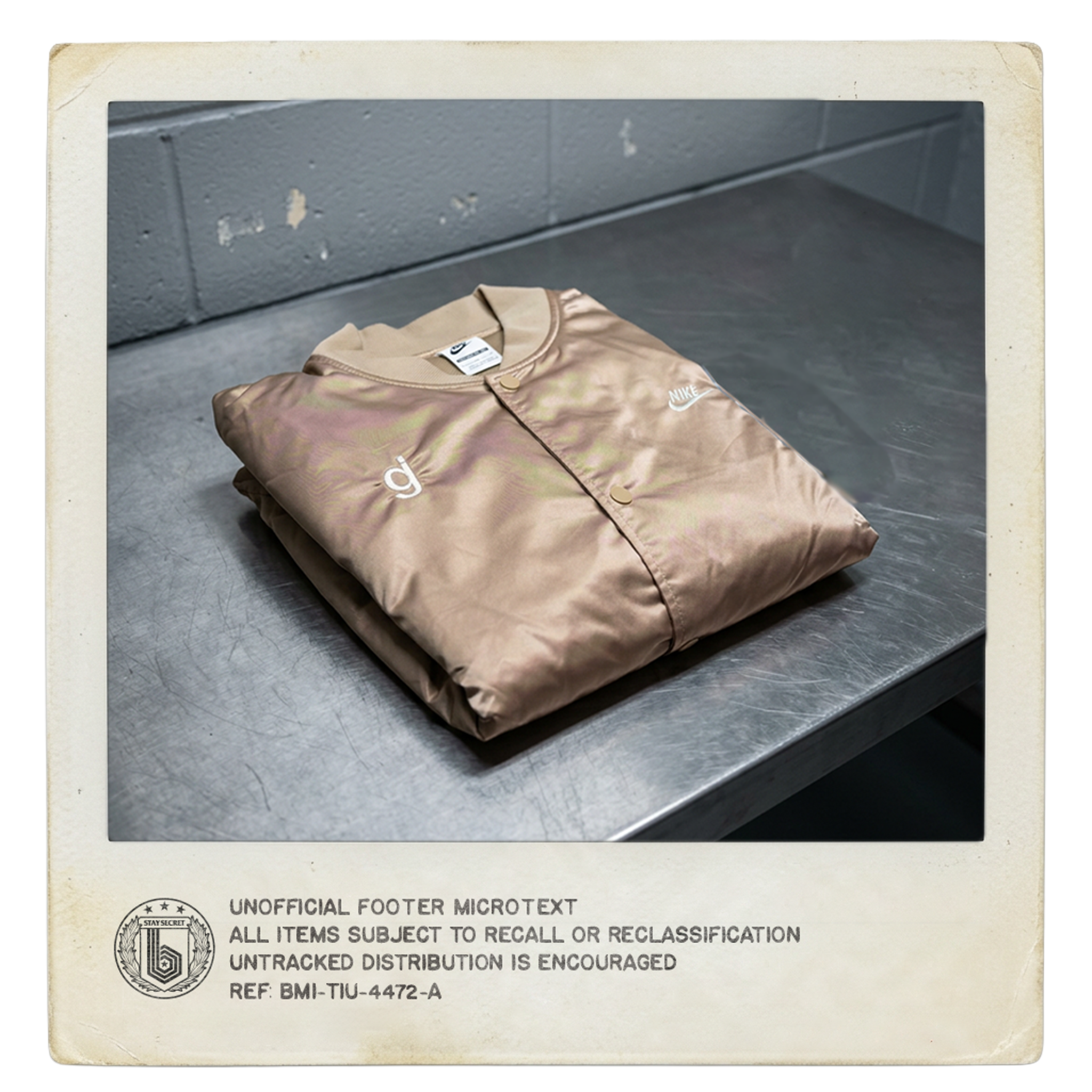 SURVEILLANCE UNIT JACKET // 01 [GOLD/WHITE]