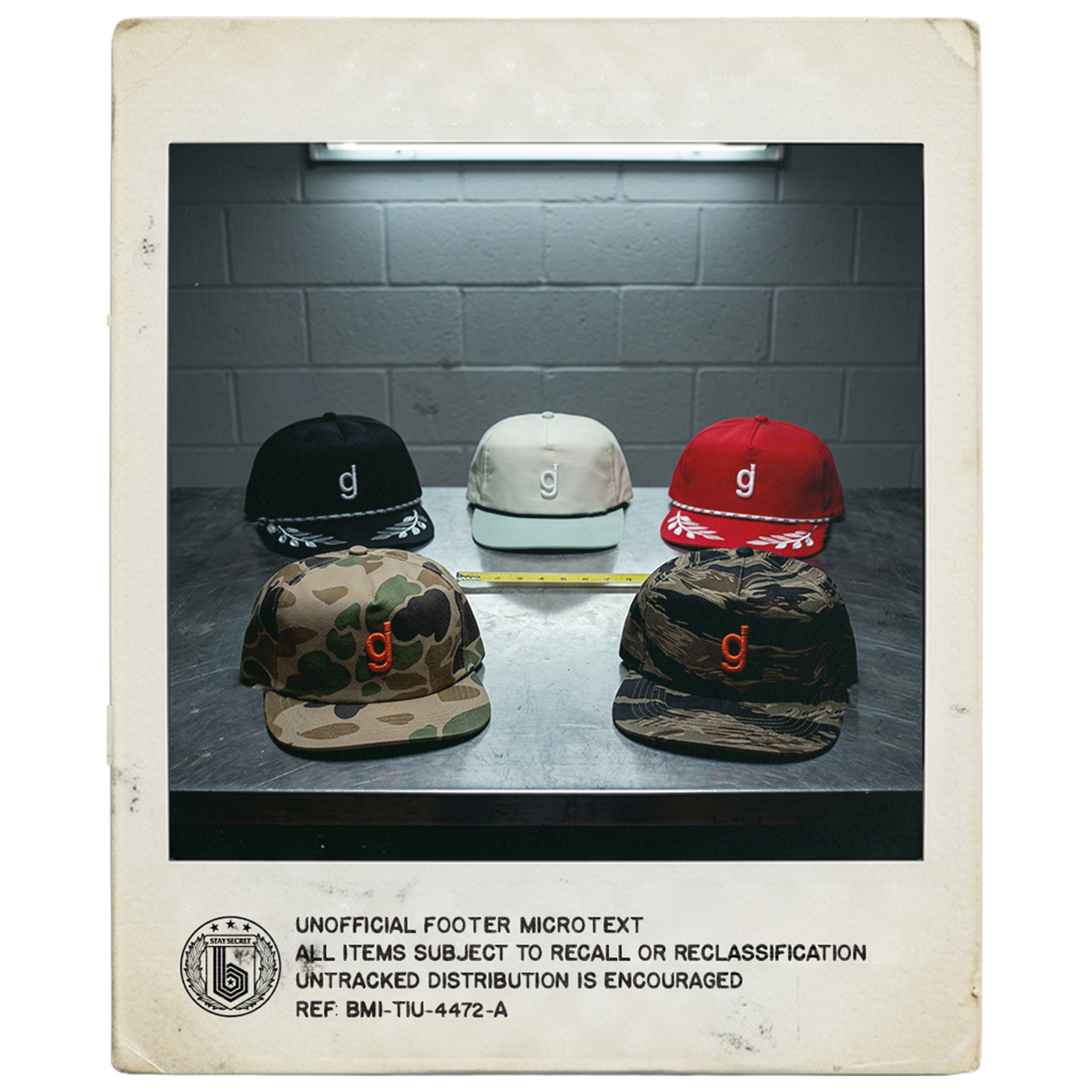 HEADWEAR // 01 - 09 [MULTIPLE VARIANTS]