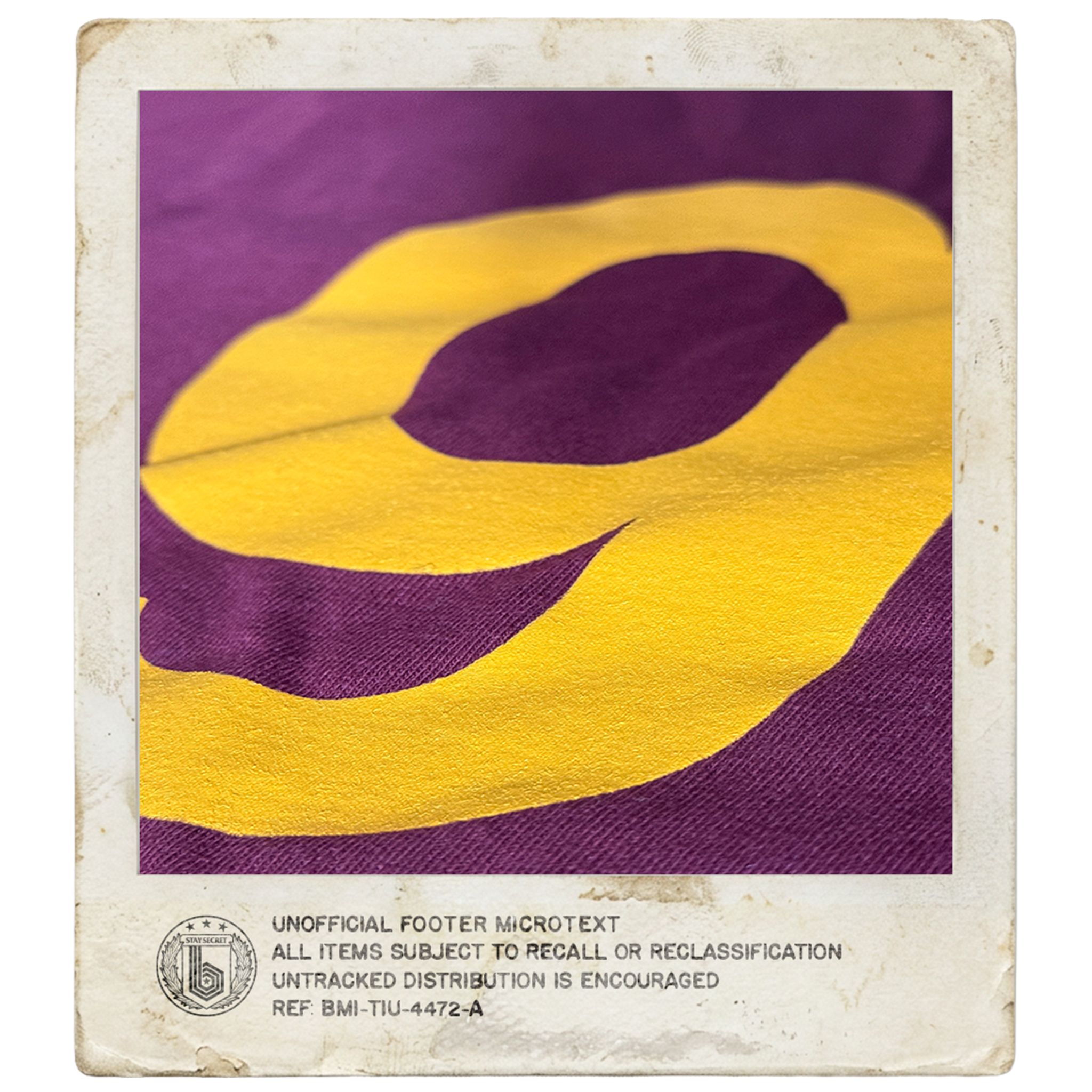 ARCHIVE TEE // 02 [MAROON/GOLD]